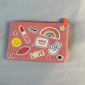 Kids Pink Fun Pouch with Playful Designs